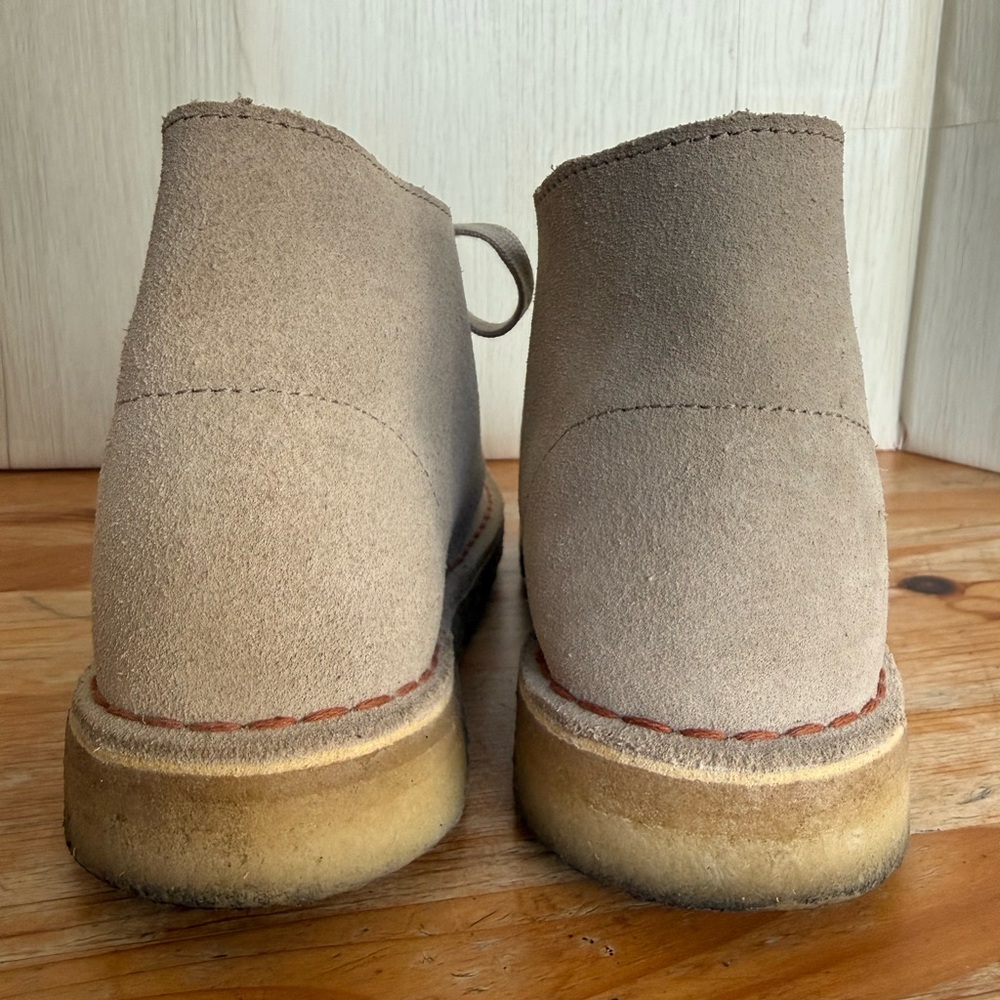 Clarks Originals Desert Boots Sand Suede Leather Women’s 7 Very Good Condition - Picture 5 of 12
